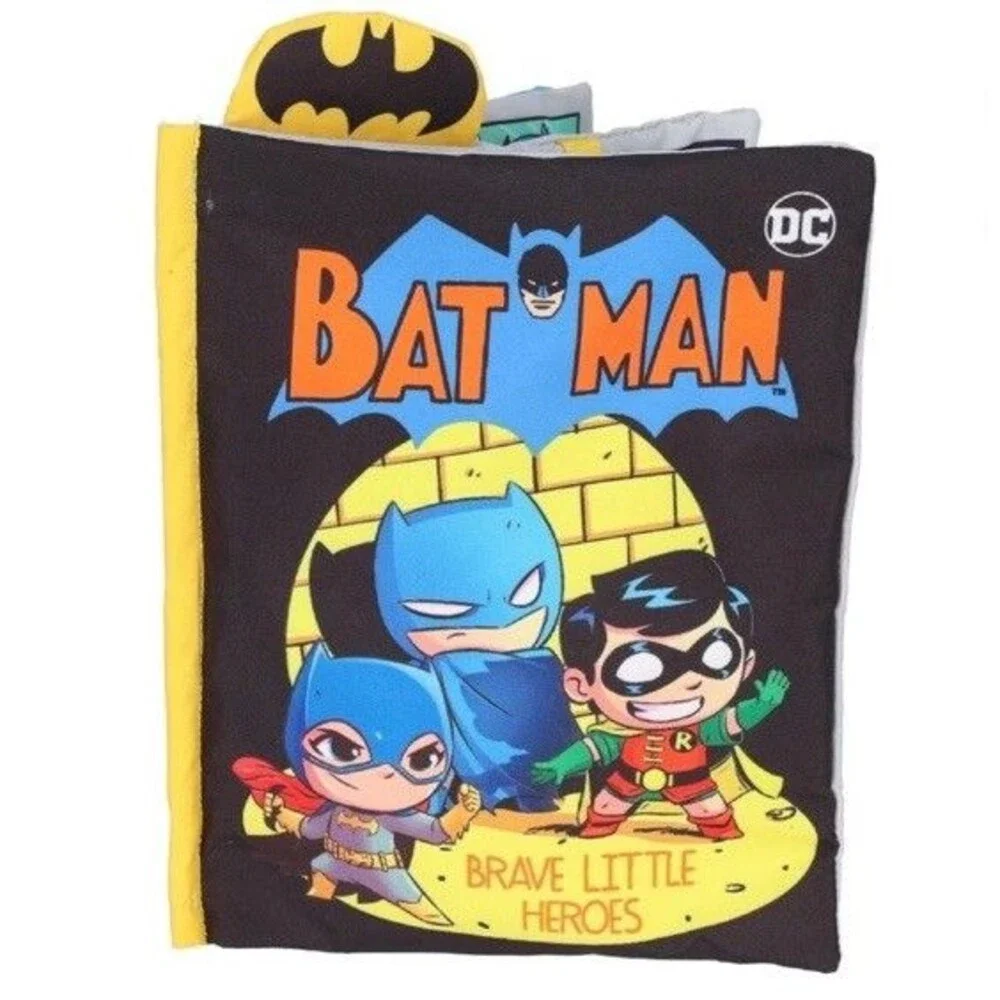 Batman Brave Little Heroes “My First DC Comic” Soft Crinkle Baby Book COMPLETE